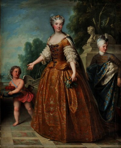Portrait of Marie Leszczyńska (1703-1768), Queen of France by François Albert Stiémart